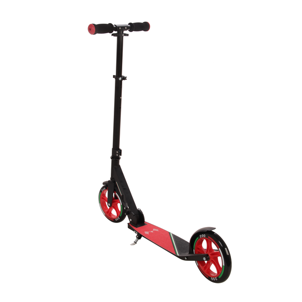 Trotineta pliabila Ferrari Junior cu roti 200 mm, neagra