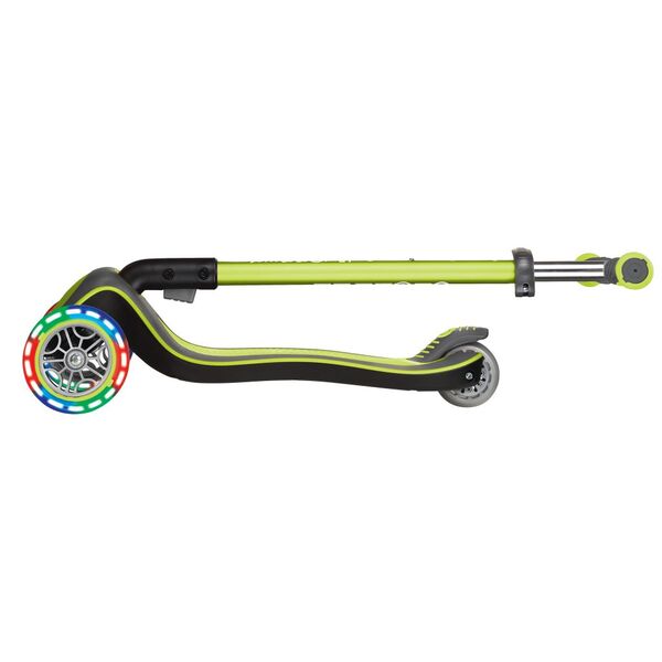 Trotineta pliabila Globber Elite Deluxe Lights Verde
