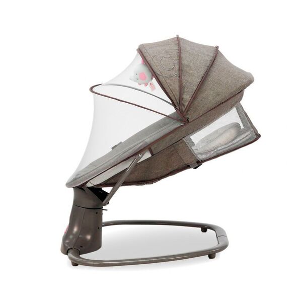 Balansoar electric Khalo pentru copii culoare maro