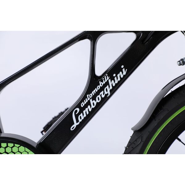 Bicicleta Lamborghini 14 inch, cadru magneziu, neagra