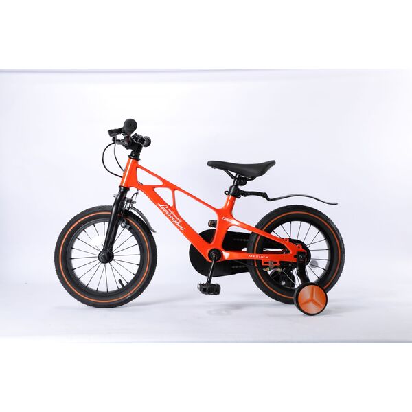 Bicicleta Lamborghini 16 inch, cadru magneziu, portocalie