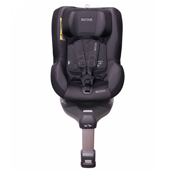 Scaun auto Avova Sperber-Fix i-Size Grey/Black, Culoare: Gri