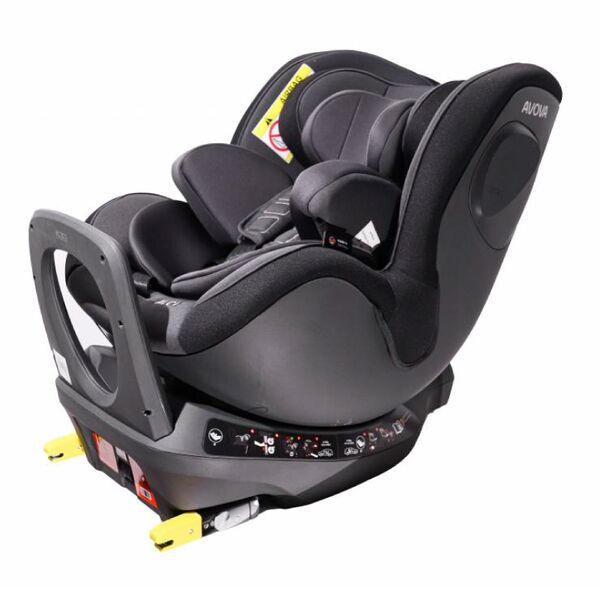 Scaun auto Avova Sperber-Fix i-Size Grey/Black, Culoare: Gri