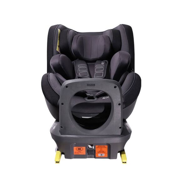 Scaun auto Avova Sperber-Fix i-Size Grey/Black, Culoare: Gri