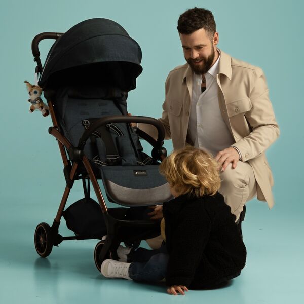 Carucior Leclerc Influencer Air Denim Blue