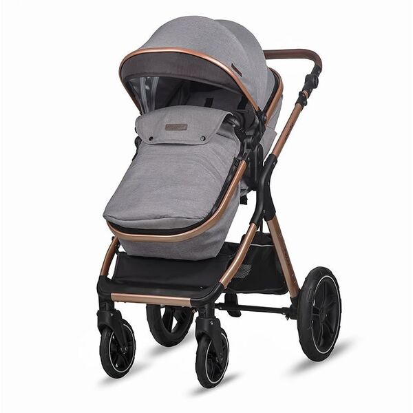 Carucior transformabil 3in1 Coccolle Melora Moonlit grey, Culoare: Gri