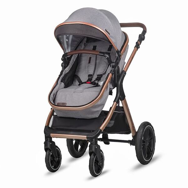 Carucior transformabil 3in1 Coccolle Melora Moonlit grey, Culoare: Gri