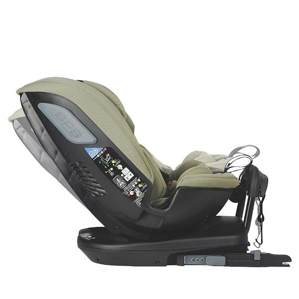 Scaun auto rotativ iSize Coccolle Velsa Moss green, Culoare: Khaki