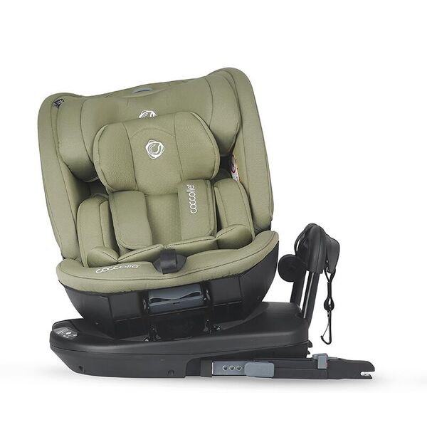 Scaun auto rotativ iSize Coccolle Velsa Moss green, Culoare: Khaki