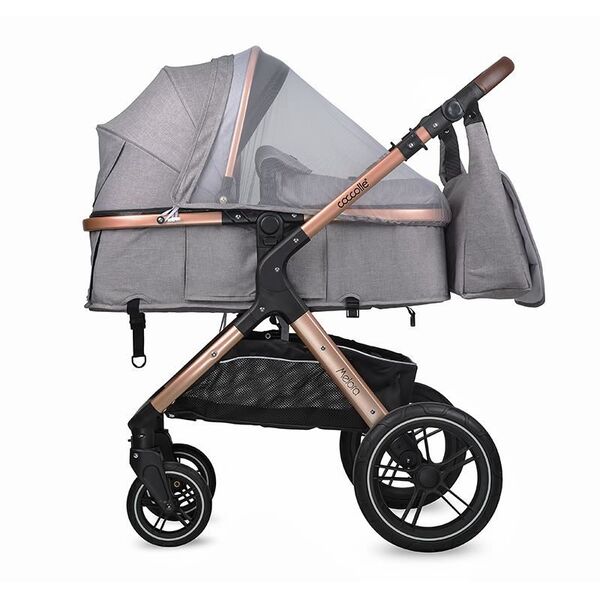 Carucior transformabil 3in1 Coccolle Melora Moonlit grey, Culoare: Gri