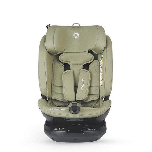 Scaun auto rotativ iSize Coccolle Velsa Moss green, Culoare: Khaki