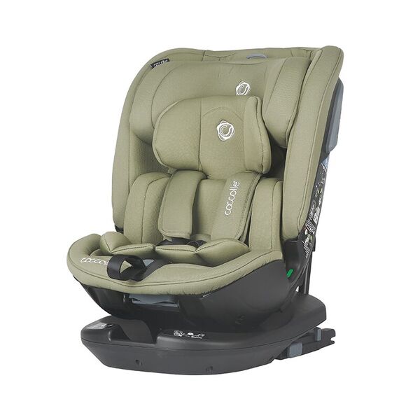 Scaun auto rotativ iSize Coccolle Velsa Moss green, Culoare: Khaki