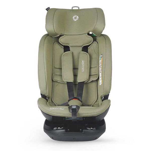 Scaun auto rotativ iSize Coccolle Velsa Moss green, Culoare: Khaki
