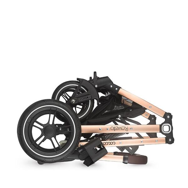 Carucior ultracompact 3in1 Coccolle Ravello Moonlit grey, Culoare: Gri