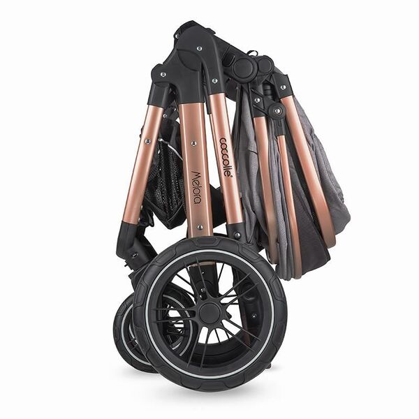 Carucior transformabil 3in1 Coccolle Melora Moonlit grey, Culoare: Gri