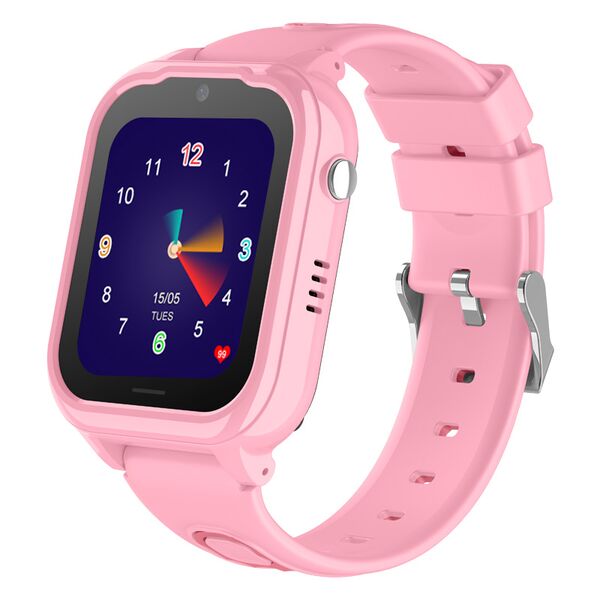 Ceas Smartwatch Pentru Copii, Wonlex KT28, Roz, Culoare: Roz