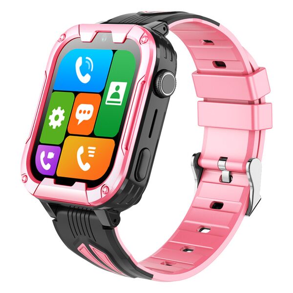Ceas Smartwatch Pentru Copii, Wonlex KT32, Roz, Culoare: Roz