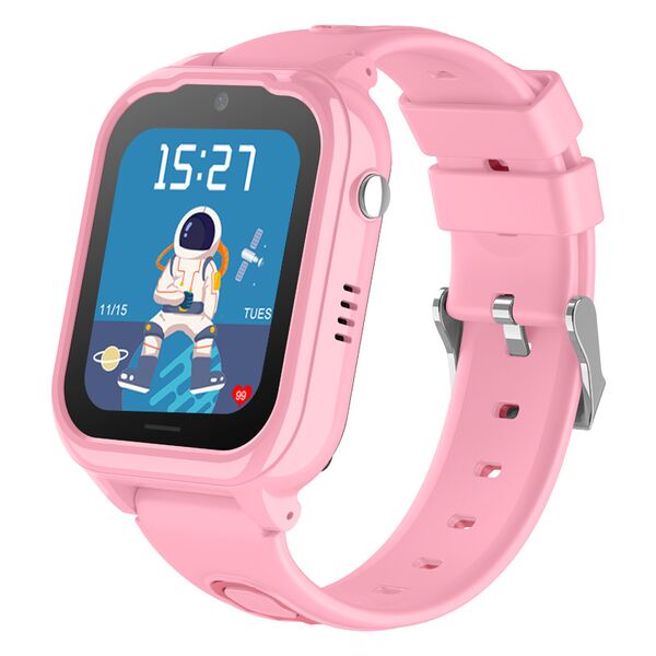 Ceas Smartwatch Pentru Copii, Wonlex KT28, Roz, Culoare: Roz