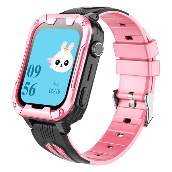 Ceas Smartwatch Pentru Copii, Wonlex KT32, Roz, Culoare: Roz