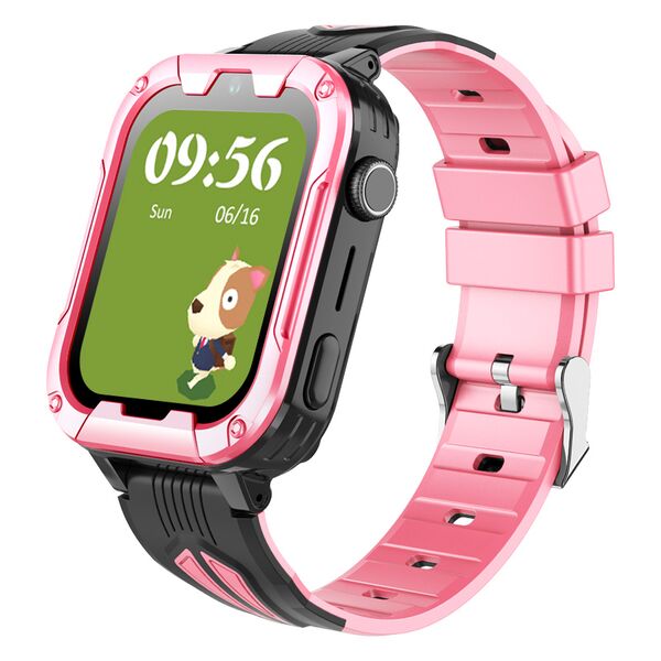 Ceas Smartwatch Pentru Copii, Wonlex KT32, Roz, Culoare: Roz