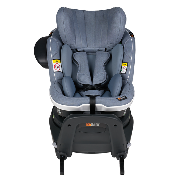 Scaun auto rotativ iZi Turn i-Size - Cloud Mélange, Culoare: Albastru