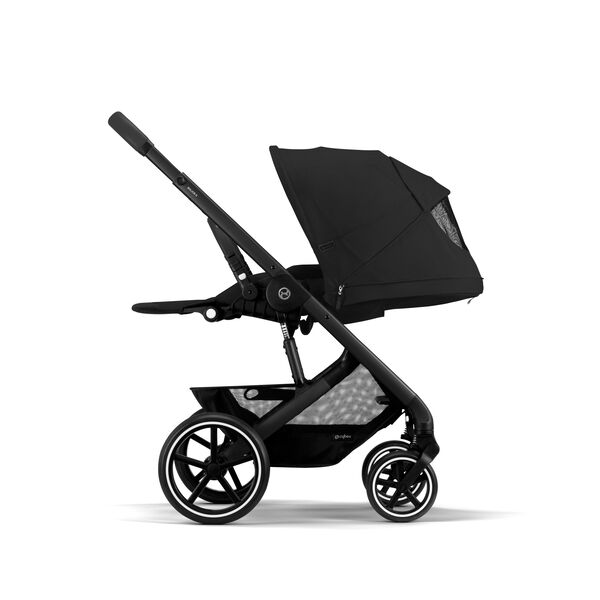 Carucior Cybex, Balios S Lux 3 in 1 BLK, Moon Black, Culoare: Negru