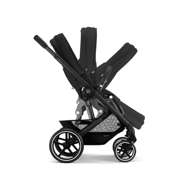 Carucior Cybex, Balios S Lux 3 in 1 BLK, Moon Black, Culoare: Negru