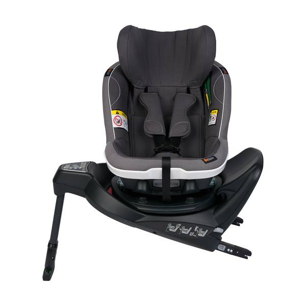 Scaun auto rotativ iZi Turn B i-Size - Metallic Melange (40-105 cm), Culoare: Gri