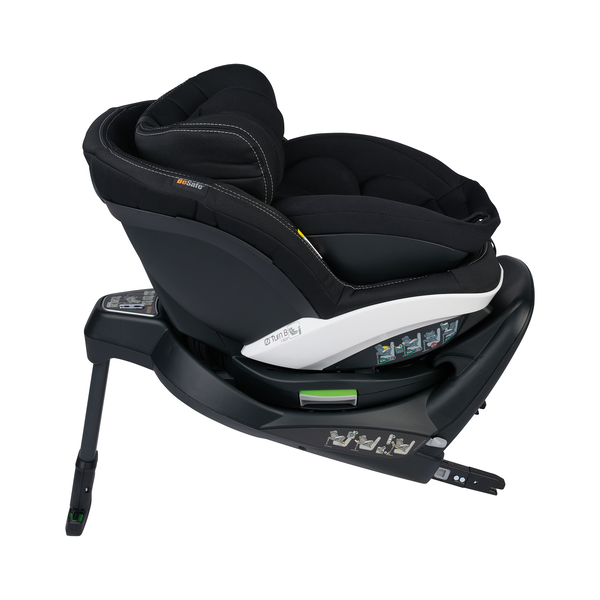 Scaun auto rotativ iZi Turn B i-Size - Premium Black Car Interior (40-105 cm), Culoare: Negru Premium