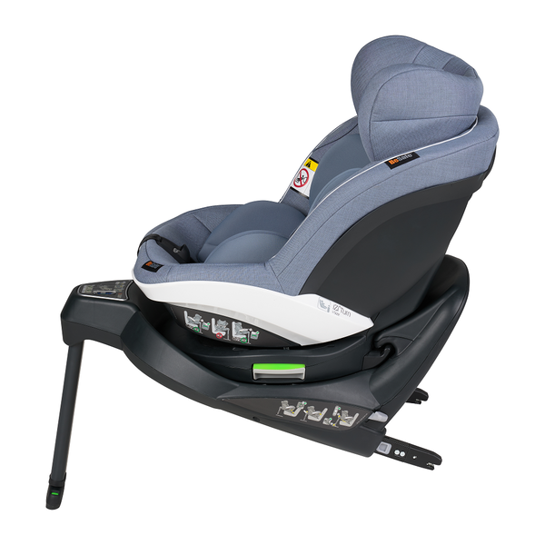 Scaun auto rotativ iZi Turn i-Size - Cloud Mélange, Culoare: Albastru
