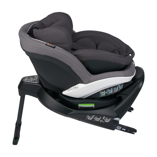 Scaun auto rotativ iZi Turn B i-Size - Metallic Melange (40-105 cm), Culoare: Gri
