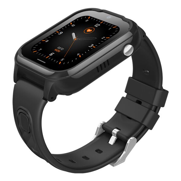 Ceas Smartwatch Pentru Copii, Wonlex KT28, Negru, Culoare: Negru