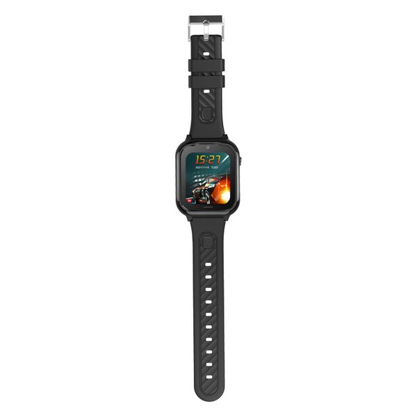 Ceas Smartwatch Pentru Copii, Wonlex KT28, Negru, Culoare: Negru