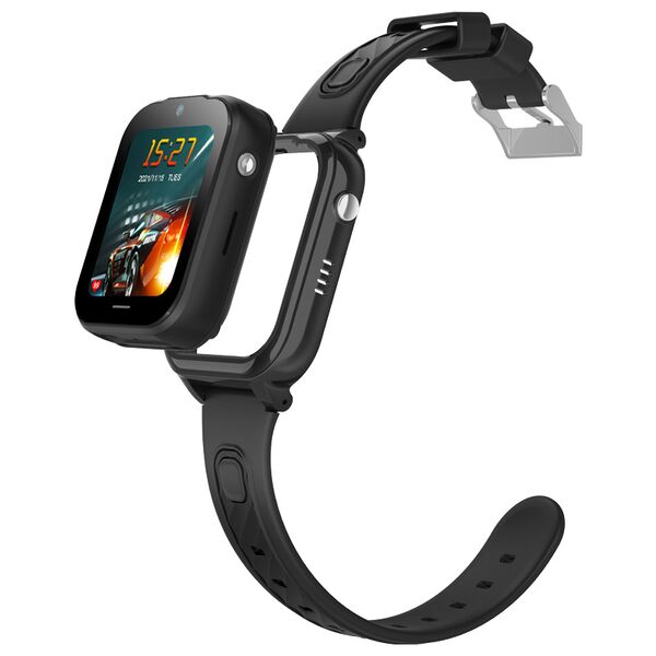 Ceas Smartwatch Pentru Copii, Wonlex KT28, Negru, Culoare: Negru