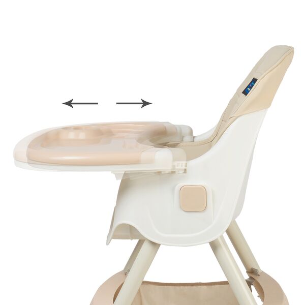 Scaun de masa 2 in 1 Juju Eat&Smile, Beige, Culoare: Bej