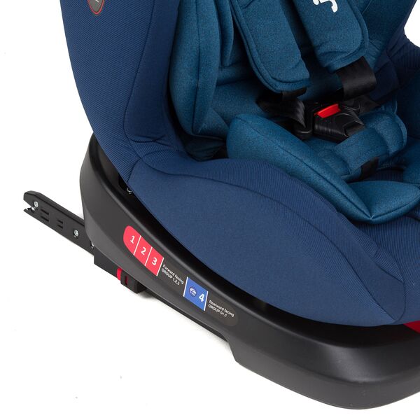 Scaun Auto Juju Total rotativ 360, Albastru, Culoare: Albastru