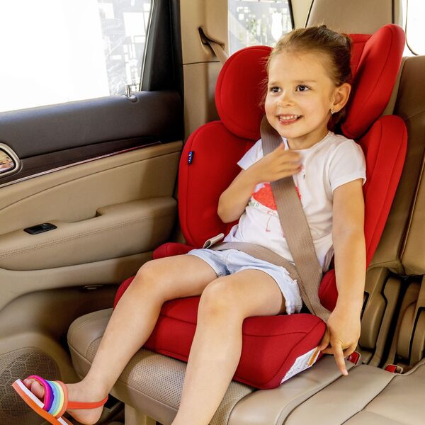 Scaun Auto Juju Young Rider, Rosu-Bordo, Culoare: Rosu-Bordo
