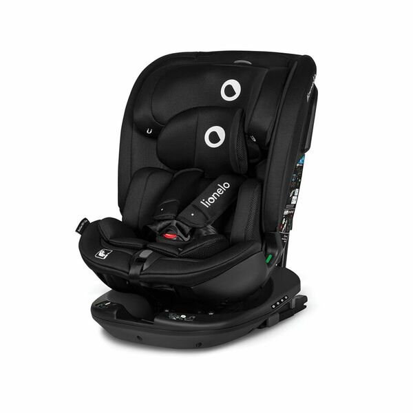 Lionelo - Scaun auto Bastiaan RWF i-Size, Pozitie de somn, Protectie laterala, Rotire 360 grade, 0-36 Kg, Cu Isofix si Centura Top Tether, Conform cu standardul european de securitate ECE R129, Negru Lionelo - Scaun auto Bastiaan RWF i-Size, Pozitie de somn, Protectie laterala, Rotire 360 grade, 0-36 Kg, Cu Isofix si Centura Top Tether, Conform cu standardul european de securitate ECE R129, Negru