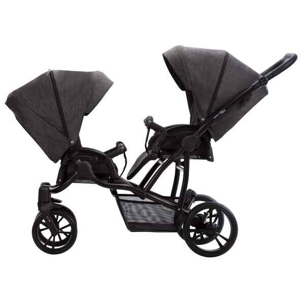 Carucior 3 in 1 Gemeni Bebetto 42 2023, Culoare: Negru