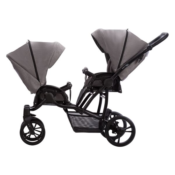 Carucior 3 in 1 Gemeni Bebetto 42 2023, Culoare: Gri