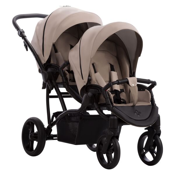 Carucior 3 in 1 Gemeni Bebetto 42 PRO 2023, Culoare: Bej