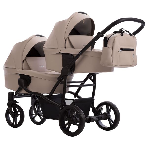 Carucior 3 in 1 Gemeni Bebetto 42 PRO 2023, Culoare: Bej