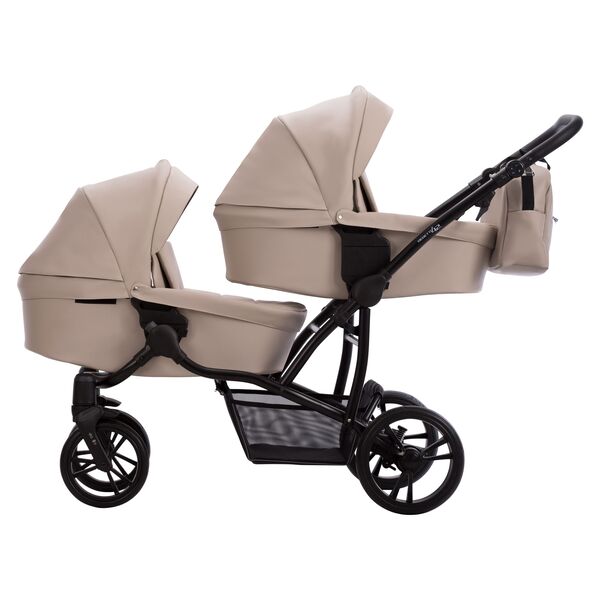 Carucior 3 in 1 Gemeni Bebetto 42 PRO 2023, Culoare: Bej