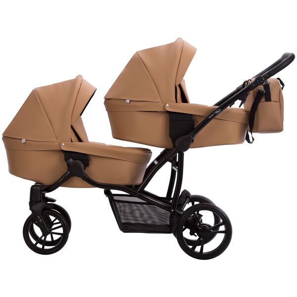 Carucior 3 in 1 Gemeni Bebetto 42 PRO 2023, Culoare: Maro