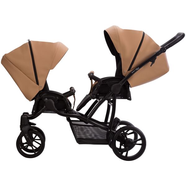 Carucior 3 in 1 Gemeni Bebetto 42 PRO 2023, Culoare: Maro