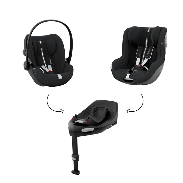 Scaun Auto Cybex Cloud G i-Size Plus, Moon Black, Culoare: Negru