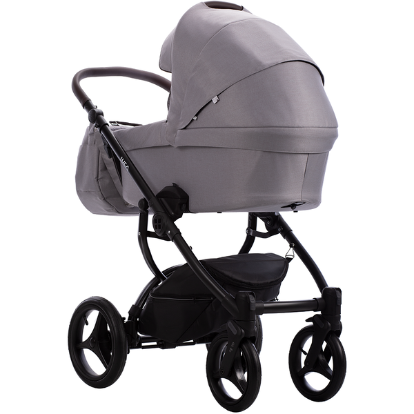 Carucior 3 in 1 Bebetto Luca 2023, Culoare: Gri deschis