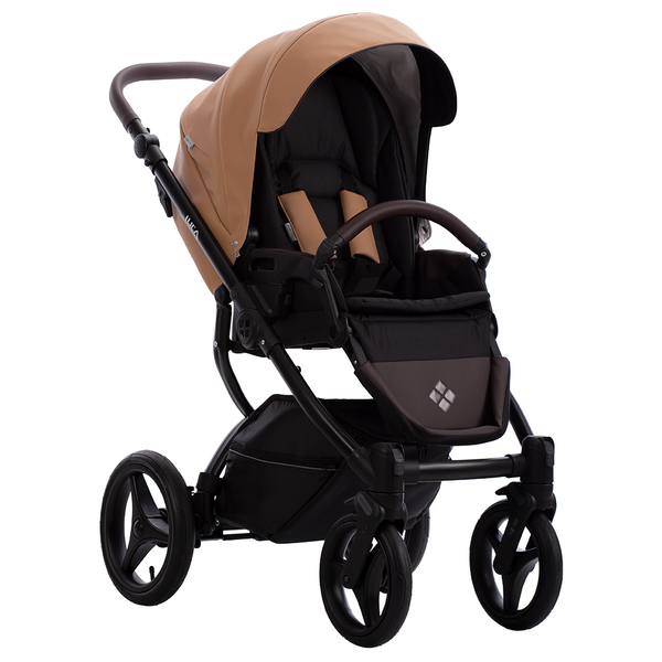 Carucior 3 in 1 Bebetto Luca PRO 2023, Culoare: Maro