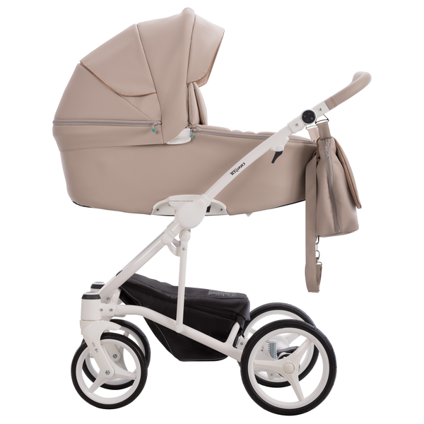 Carucior 3 in 1 Bebetto Torino Pro 2023, Culoare: Bej