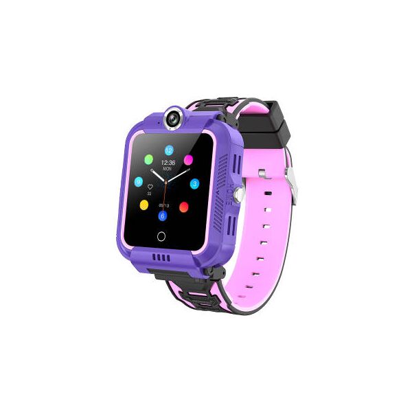 Ceas smartwatch pentru copii YQT-T17G, Violet, Culoare: Violet